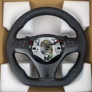Volante de Fibra de Carbono con Calefacción y Vibración, Compatible con <span class=keywords><strong>BMW</strong></span> E90 E60 <span class=keywords><strong>E46</strong></span> E92 M3 E87 E39 X5 E70 X6 E71 E82 E93 E36 E91 - Product Image 4