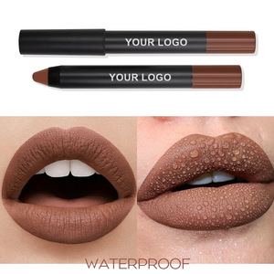 Custom Logo Matte Crayon <strong>Lipstick</strong> Pen Lips Makeup High Pigment <strong>Organic</strong> Lip Liner Private Label Cosmetics Waterproof <strong>Lipstick</strong> - Product Image 3