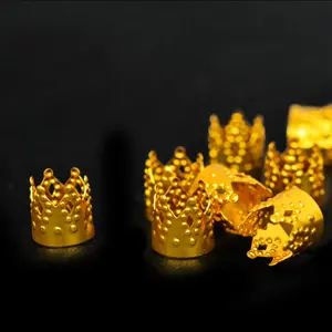 Clip per Capelli in Alluminio Regolabili 10x10mm, Design Traforato per Acconciature a Treccia - Product Image 4