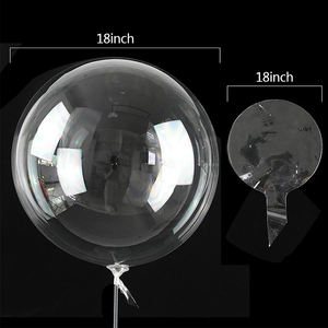 Die Luft Geburtstag Hochzeits feier liefert Rose Bobo <span class=keywords><strong>Ball</strong></span> leuchtende transparente runde BOBO Ballon 10/18/24/36 Zoll Helium Ballon - Product Image 3