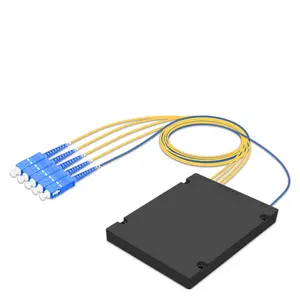 Fibra per le reti domestiche rete ottica passiva 1*4 fibra ottica ABS Splitter per Telecomunicaciones NAP FTTH Box