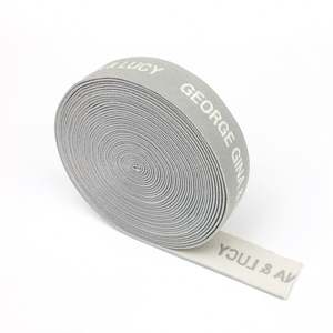 Logo Band for Men's Underwear Boxer Shorts Waistband Custom Private Label <b>Elastic</b> Jacquard Customized Bag Strap <b>Elastic</b> Webbing - Product Image 5