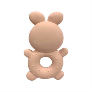 Anneau de dentition pour bébé en caoutchouc naturel Jouet de bain pour bébé à mâcher en jouant aux douleurs des gencives douloureuses - Product Image 5