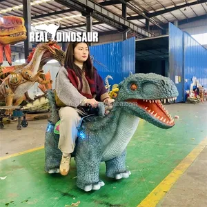 Funny Amusement Ride Electronic Dinosaur Toy Cars For Kids