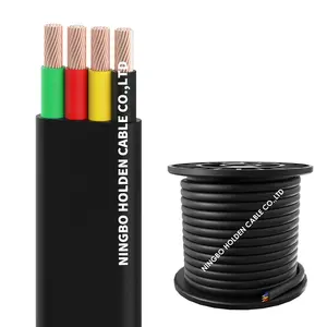 Kabel celup hitam biru 100m 1.5mm, 5mm 2 3 4 kabel pompa inti
