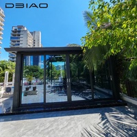 Puerta Corredera de Patio de Aluminio con Rotura de Puente Térmico de Tamaño Personalizado, con Doble Vidrio Templado, Insonorizada