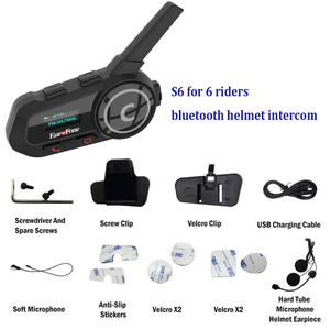 <span class=keywords><strong>Intercomunicador</strong></span> para Casco de Motocicleta EUROFONE V5.1 IP67 Resistente al Agua, 1200M, Compartición de Música en Grupo para 6 Motociclistas, con Cancelación de Ruido - Product Image 6