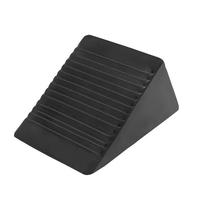 Cales de roue pour voiture/camion à bas prix, butée de pneu antidérapante, dispositif triangulaire en bois/plastique, accessoires de sécurité pour le stationnement des véhicules