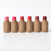 Stick de blush crème OEM Twist, à pigments minéraux haute concentration, effet changeant de couleur, fini naturel, conditionnement élégant, petites commandes, rose personnalisé