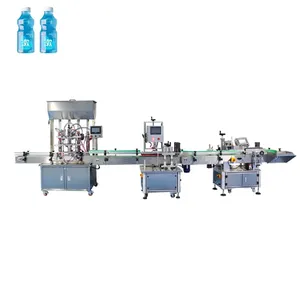 Automatic Small Bottle Filling Capping Labeling Machine For Eye Drops Oral Liquid Rinsing Mouthwash