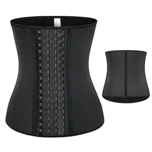 Cinto de treino feminino, atacado personalizado plus size 9 13 25 aço osso látex faixa modelador do corpo cintura corset