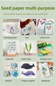 <strong>Plantable</strong> Environmental Protection Creative Seed <strong>Paper</strong> Wedding Confetti Floral Pattern Special <strong>Paper</strong> for Flower Sprouting - Product Image 6