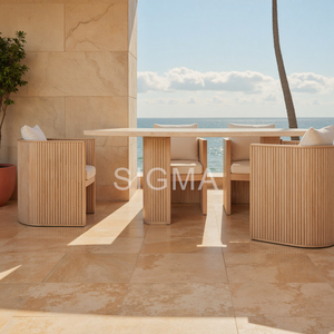 Cao cấp đơn giản đồ nội thất sân vườn Gỗ Tếch KHÁCH SẠN VƯỜN sang trọng Ghế bành Ghế Ăn - Product Image 4