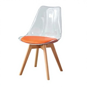 <span class=keywords><strong>Chaise</strong></span> de salle à manger nordique <span class=keywords><strong>en</strong></span> <span class=keywords><strong>bois</strong></span> massif transparent <span class=keywords><strong>avec</strong></span> siège rembourré <span class=keywords><strong>en</strong></span> cuir pour usage <span class=keywords><strong>en</strong></span> restaurant, <span class=keywords><strong>chaise</strong></span> Imus Crystal <span class=keywords><strong>en</strong></span> gros - Product Image 1