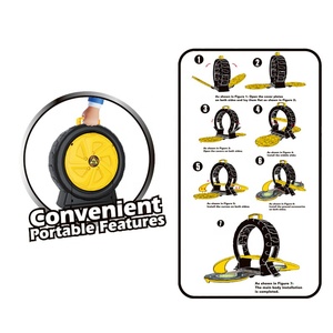 Nuevo juego de juguete de estacionamiento de ingeniería con 2 uds. De coches, juguete de pista de almacenamiento barato, juego de juguete de rueda de coche deslizante de plástico para niños - Product Image 2