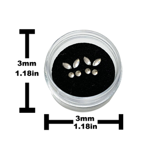 Yantuo Venta caliente mariposa varios colores Ojo de caballo diente gemas no Hotfix diamantes de imitación Bling Nail Rhinestone para dientes - Product Image 3