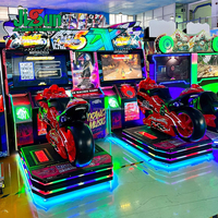 Nouveau simulateur de course moto 2026 avec cadre métallique, prise en charge de la langue espagnole, garantie 1 an - Équipement de jeu d'arcade pour 2 joueurs