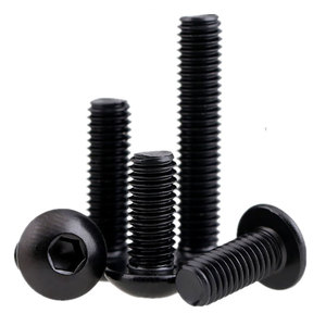 Vis à tête cylindrique en acier inoxydable de haute qualité à filetage complet revêtu de zinc - Product Image 3