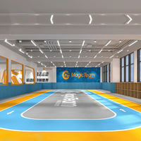 Großhandel Langlebiger PVC-Sportbodenbelag Sport-Vinylboden für Hallenanlagen-Projekte