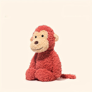 Jouets en peluche brodés les plus vendus, animaux mignons de haute qualité, animaux en peluche avec oreilles mobiles, personnalisables, en coton PP pour enfants - Product Image 4