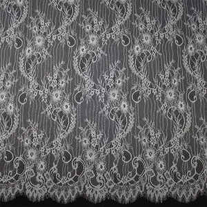 velvet lace fabric premium french eyelash lace fabric chantilly french lace