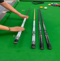 Nouvelle Queue de Billard en Fibre de Carbone - Queue de Billard Chinoise Haute Technologie avec Joint en Acier Inoxydable, Durable, Monobloc