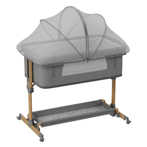 Culla a dondolo di lusso con <span class=keywords><strong>sponde</strong></span> pieghevoli, culla e box per neonati, per uso esterno, ospedaliero e per la pappa - Product Image 2