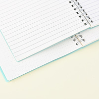 Carnet A5 à bobine LOGO couleur transparente personnalisable PP Couverture étanche planificateur journal Carnet de notes Promotion des ventes