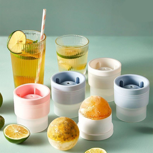 Silicone Ice Ball <b>Maker</b> Mold DIY Whiskey & Cocktail Ice Hockey Jelly & Drink Mould Kitchen Tools Ice <b>Cream</b> <b>Maker</b> Tool - Product Image 2