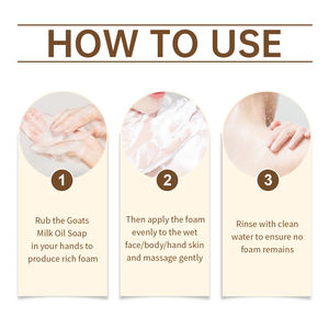 Barre <span class=keywords><strong>de</strong></span> savon <span class=keywords><strong>de</strong></span> bain éclaircissant blanchissant au <span class=keywords><strong>lait</strong></span> <span class=keywords><strong>de</strong></span> chèvre, à l'huile d'olive <span class=keywords><strong>et</strong></span> <span class=keywords><strong>de</strong></span> noix <span class=keywords><strong>de</strong></span> coco au beurre <span class=keywords><strong>de</strong></span> karité biologique naturel <span class=keywords><strong>de</strong></span> marque privée - Product Image 2