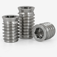 Écrous à insérer en acier inoxydable SS SUS 304, à filetage hexagonal, pour fixation interne et externe