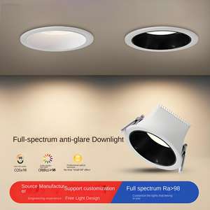 Plafonnier LED encastré COB pour couloir intérieur, bureau à domicile, 7W 10W 12W, commercial, anti-éblouissement, moderne, IP65, 90mm, projecteur LED - Product Image 2