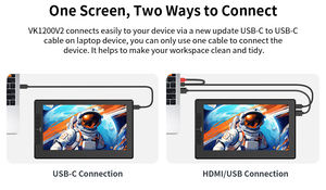 VEIKK 1920*1080 Resolución VK1200V2 Tableta de dibujo gráfico digital con pantalla para diseño <span class=keywords><strong>CAD</strong></span> - Product Image 6