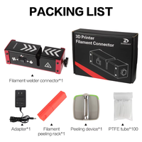Conector de Filamento para Impresora 3D 3DSWAY, Soldador de Filamento de 1.75MM, Herramienta de Unión por Soldadura para Materiales PLA/ABS/PETG/PA/PC