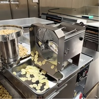 Elektrische banaan- en plantain snijmachine met motor en tandwiel voor restaurants, 72W, 21KG, fruit- en groenteverwerkingsapparatuur