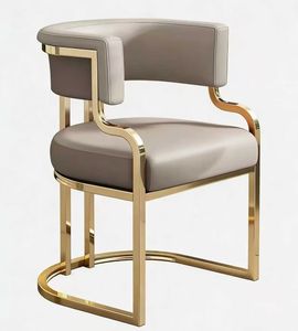 Sillón de Recepción de Lujo para Salón de Belleza, Sillón Individual de Alta Gama para Clientes de Salón de Uñas con Respaldo - Product Image 1