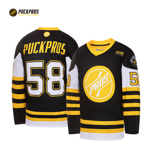 Tùy Chỉnh Giải Quyết Twill Đội Logo Hockey Jersey Sọc Thêu Đồng Phục Cho Khúc Côn Cầu Băng Cá Nhân Với Người Chơi Của Tên Số - Product Image 3