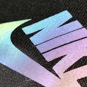 Famous Heat Transfer Sticker T-shirt Self Adhesive Laser Logo Colorful Printing Stickers