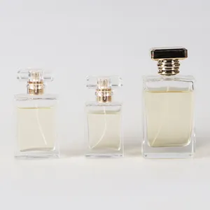 Wholesale Luxury Empty 30ml 50ml 100ml Spray Glass Perfume Bottle With High Quality Spray