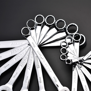 Cứng Chuyên Nghiệp Nhiệm Vụ Nặng Nề 10Pcs Dụng Cụ Tay Đôi Open-End <span class=keywords><strong>Chrome</strong></span> Vanadi <span class=keywords><strong>Ratchet</strong></span> Cờ Lê Thiết Lập - Product Image 4