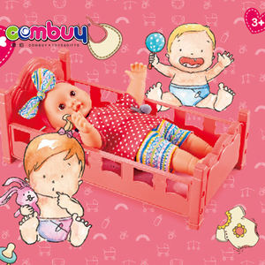Poupées de jeu d'imitation pour bébé Accessoires de lit Fille Mignonne 27 cm Jouets pour enfants Poupée - Product Image 5