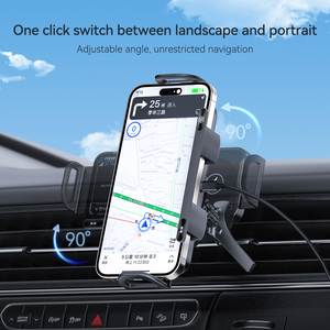Nuevos Productos de Tendencia, Dispositivos Electrónicos, Cargador Inalámbrico <span class=keywords><strong>para</strong></span> Auto con Pantalla Plegable de Rotación de 360 Grados y Antivibración de 15W, Soporte <span class=keywords><strong>para</strong></span> <span class=keywords><strong>iPhone</strong></span> - Product Image 4