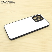Coques de téléphone portable antichoc de luxe en TPU/PC 2D avec plaque en aluminium pour sublimation, noires, pour Redmi 12 Note12 Pro Plus, personnalisables