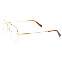 Aviation hommes montures de lunettes pour hommes pilote lunettes cadres Prescription métal optique lunettes léger mode Vintage or