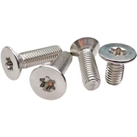 YPH Iso14581 Ss304 vis à tête plate hexalobulaires M4 M6 M8 vis à tête fraisée Torx en acier inoxydable