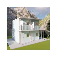 Maison conteneur préfabriquée mobile et respirante avec design moderne pour usage commercial, atelier ou domestique