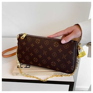 Bolsos de mano y Bolsos De Mujer, recién llegados, bolsos estampados con cadena para axilas, patrón de diseño impreso, estilo Retro, bolsos de hombro de lujo para mujer - Product Image 1