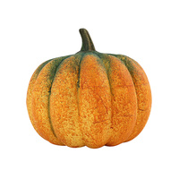 Citrouille Traditionnelle Orange Réutilisable en Pulpe de Papier Écologique pour Décoration de Table et Accessoire de Fête d'Halloween Intérieure