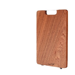 Tabla de cortar de madera maciza rectangular antibacteriana y antimoho con asa para frutas, verduras y carne - Product Image 5