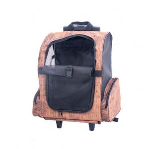 Mochila de Viaje para Mascotas con Ruedas, Plegable, Antiarañazos, de Malla Transpirable, Aprobada por Aerolíneas, Suministro de Fábrica - Product Image 3